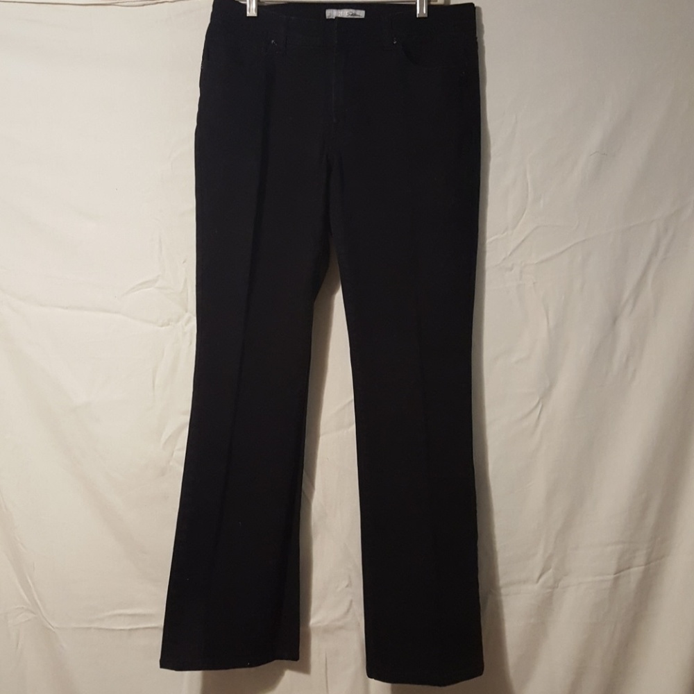 Chico's bedazzled black jeans